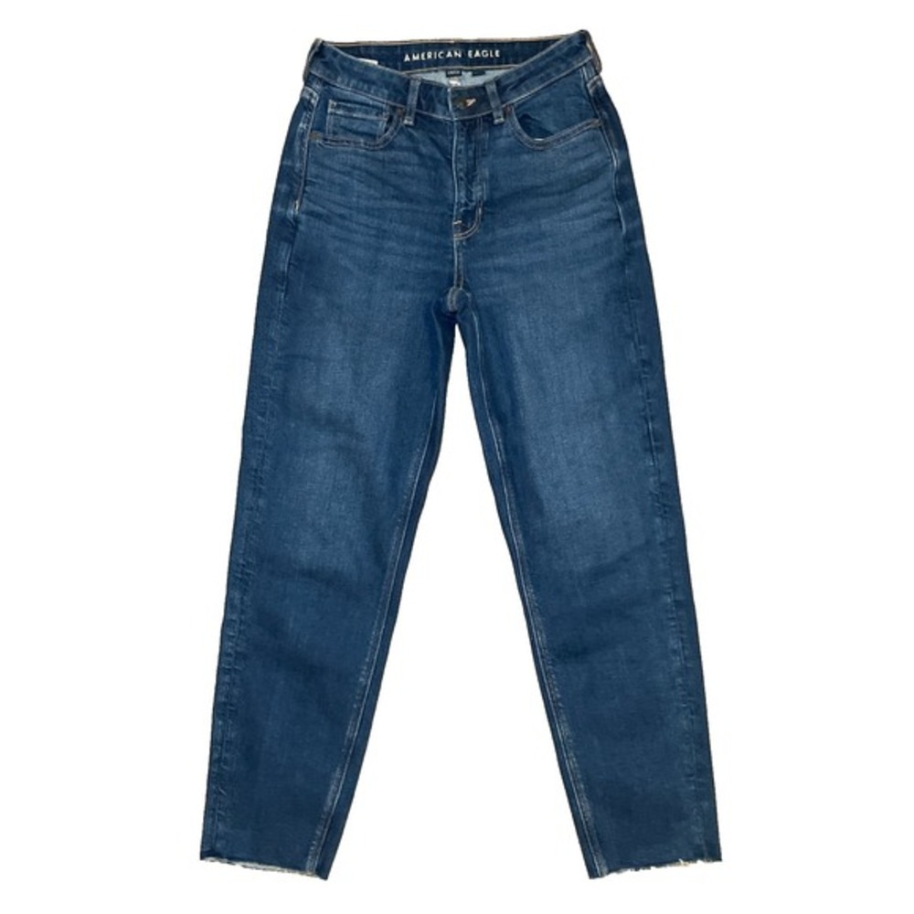 American Eagle Women's Mom Jeans Raw Edge - 6R‎